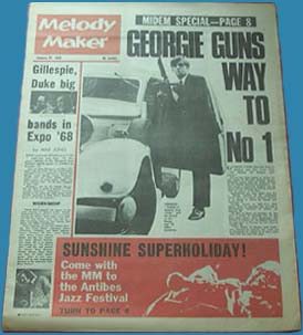 Georgie Fame: Melody Maker, January 20, 1968 (UK)