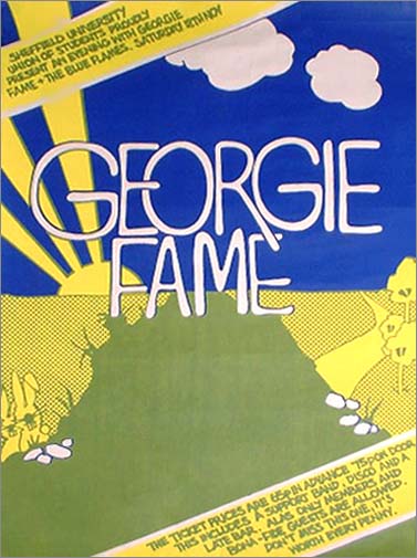 Georgie Fame Concert Poster (1972)