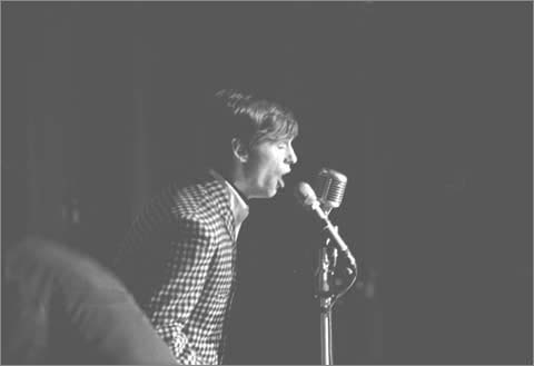 Georgie Fame on stage on the mid-1960s