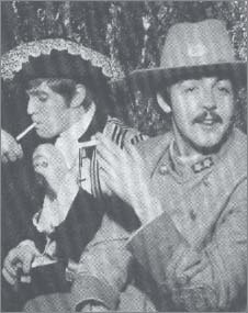 Georgie Fame with Paul McCartney in 1967