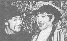 Georgie Fame with John Lennon in 1967