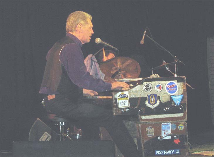 Georgie Fame at a charity event in Wigan 2003